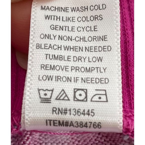 NWOT Muk Luks Women's Size Large Fuchsia Long-Sleeved Top & Plaid Pants … - Picture 7 of 8